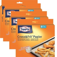 Toppits Cross & Frit Papier, 8 Bögen - 8St. - 4x