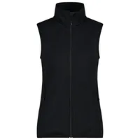 CMP Damen Weste Fleeceweste, Nero-Titanio 13TP, 46