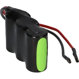 Akkuman Notleuchtenakku NiMH 3,6V 4000mAh F1x3 Baby C mit Kabel und Faston-Buchsen -4,8mm / +6,3mm