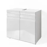 Vicco Waschbeckenunterschrank 60 x 56 cm Weiß Hochglanz