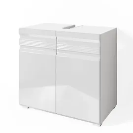 Vicco Waschbeckenunterschrank 60 x 56 cm Weiß Hochglanz