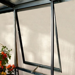 Vitavia, Seitenfenster "V" für Vitavia Gewächshäuser, schwarz, ESG