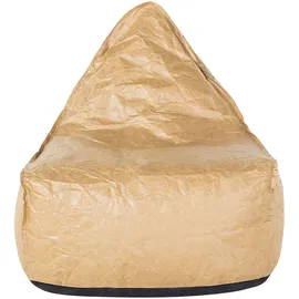 Beliani Sitzsack DROP Goldbraun