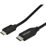 Startech StarTech.com 2m USB-C Micro-B Kabel, USB 2.0, USB-C auf Micro USB Ladekabel, USB 2.0 Typ C zu Micro B Kabel, Thunderbolt 3 kompatibel