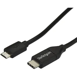 Startech StarTech.com 2m USB-C Micro-B Kabel, USB 2.0, USB-C auf Micro USB Ladekabel, USB 2.0 Typ C zu Micro B Kabel, Thunderbolt 3 kompatibel