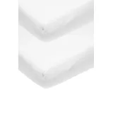 Meyco Baby Molton Stretch Spannbettlaken 40 x 80 cm Weiß