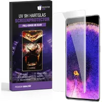 PROTECTORKING 2x UV-Liquid 9H Panzerglas für Oppo Find X5 Pro 3D KLAR echtes Tempered Panzerhartglas Schutzglas Displayschutz Panzerfolie Schutzfolie Screen