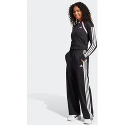 Trainingsanzug ADIDAS SPORTSWEAR "W TEAMSPORT TS", Damen, Gr. S, schwarz, Obermaterial: 53% Baumwolle, 47% Polyester, sportlich, Sportanzüge