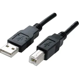 Manhattan USB-A auf USB-B 1,8 m Schwarz
