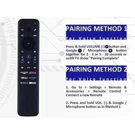 azurano Fernbedienung für SONY RMF-TX920U, 101955411, RMF-TX820U, 101955911, Voice, Backlight, USB-C
