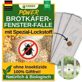 green guardia Brotkäfer Fenster-Falle mit Spezial-Lockstoff 9 x Fallen