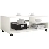 VCM Couchtisch Rollen rollbar Stango XL