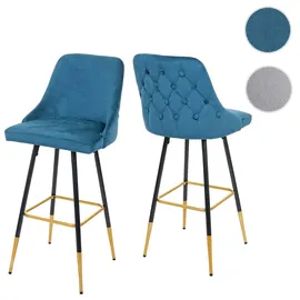 MCW Barhocker Petrol 2er-Set
