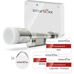 smartloxx Starterset: Zylinder Z1 Intrusion EMA / Alarm 868 MHz - MIFARE DESFire + Protokollierung