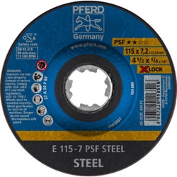 PFERD Schruppscheibe E 115-7 PSF STEEL/X-LOCK