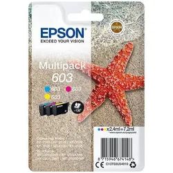 Epson 603XL Seestern CYMK MultiPack XL Tinte für Drucker