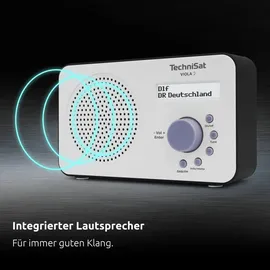 TechniSat Viola 2 weiß/schwarz