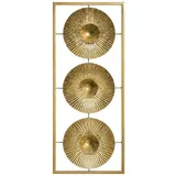 Atmosphera gold Metall Wanddekoration 25x61 cm