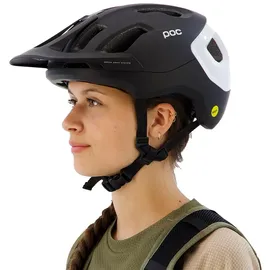 Poc Axion Race MIPS Fahrradhelm (Größe 48-52CM, schwarz)