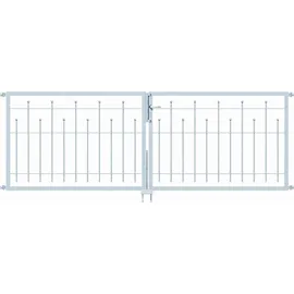 GAH Alberts Zaunsystem Madrid Doppeltor-anthrazit metallic-1000 mm