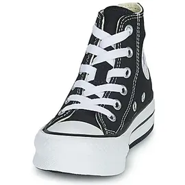 Converse Chuck Taylor All Star EVA Lift Canvas Platform Sneaker, Black/White/Black, 35