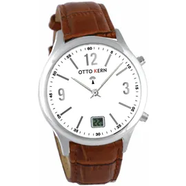 OTTO KERN Funkarmbanduhr mit Lederarmband