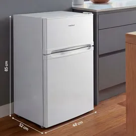 Medion MD37689 Kühl-Gefrierkombination (85 l, 850 mm hoch, Weiß)