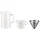 Alessi Slow coffee Set transparent/weiß