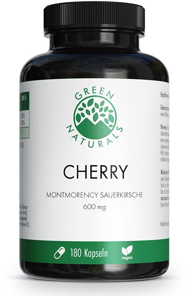 Green Naturals Cherry Montmorency Sauerkirsch 1200 mg vegan