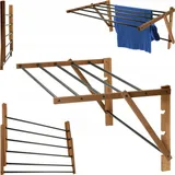 KADAX Faltbarer Trockner, Ausziehbarer Standtrockner, Ziehharmonika-Wäscheständer, (53x85cm Wand)