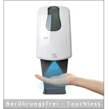 MyMAXXI | Desinfektionsmittelspender 1000ml Q inkl. 3 x 1L Desinfektionsmittel Sensor automatisch Wandmontage | touchless Disinfection | Händedesinfektion Spender Desinfektion Hand Hygienespender