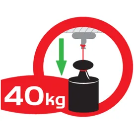 Wenko Turbo-Loc Badetuchstange Mod. Orea aus Edelstahl weiß