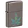 Zippo Sturmfeuerzeug - Funky Cannabis, Black Ice, Color Image - Nachfüllbar - Wiederverwendbar - Windfestes Design - Geschenkbox - Made in USA