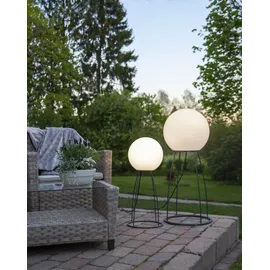 Star Trading Stehleuchte Kunststoff/Metall 95 cm E27 1 Stück Schwarz/Weiß