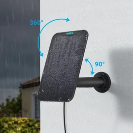Reolink 4MP 355°/140° PTZ Solar/Akku-Überwachungskamera Outdoor mit 2,4/5GHz WiFi, Personen-/Fahrzeugerkennung, PIR-Sensor, 2-Wege-Audio, Argus PT