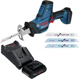 Bosch Professional, Säbelsäge, Bosch GSA 18V-LI C Professional Akku Reciprosäge Säbelsäge 18 V + 1x ProCORE Akku 4,0 Ah +