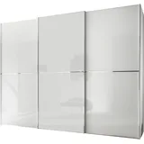 STAUD Schwebetürenschrank »Sinfonie Plus, edles Design in hochwertiger Qualität, Made in Germany«, Mit Glasfront und vier verschiedenen Ausstattungsvarianten, weiß