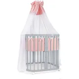 Waldin Babybett Kinderbett 7in1 mit Matratze,