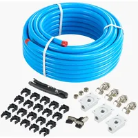 Vevor Luftkompressor-Leitungssatz, 30,48 m x 19,05 mm Druckluftschlauch, HDPE-Aluminium-Druckluftrohrsystem,