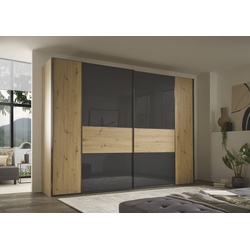 Staud Schwebetürenschrank Sonett 298 x 222 cm Glas Grau Anthrazit