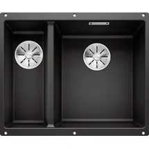Blanco Subline 340/160-U Silgranit PuraDur Hauptbecken rechts schwarz o.Afb.