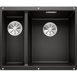 Blanco Subline 340/160-U Silgranit PuraDur Hauptbecken rechts schwarz o.Afb.