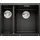 Blanco Subline 340/160-U Silgranit PuraDur Hauptbecken rechts schwarz o.Afb.
