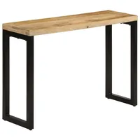 VidaXL Konsolentisch 110x35x76 cm Massives Rohholz Mango