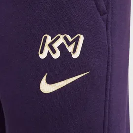Nike Kylian Mbappé Club Fleece HQ3686-585 147-158 - grand purple/pale Ivory/Metall - 147-158