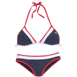 KANGAROOS Triangel-Bikini Damen marine, Gr.40 Cup C/D,