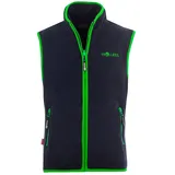 TROLLKIDS Arendal Weste - Navy / Viper Green - 152 cm