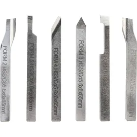 PROXXON Drehstahlsatz, 6-tlg., HSS/Co, 6 x 6 x 65 mm