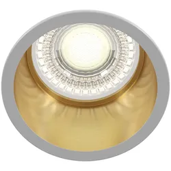 Einbaulampe Einbauleuchte Deckenlampe Deckenleuchte Wohnzimmerlampe weiß gold