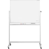 Magnetoplan Whiteboard CC Mobil (B x H) 2000mm x 1000mm Weiß emailliert Beide Seiten nutzbar, Inkl.